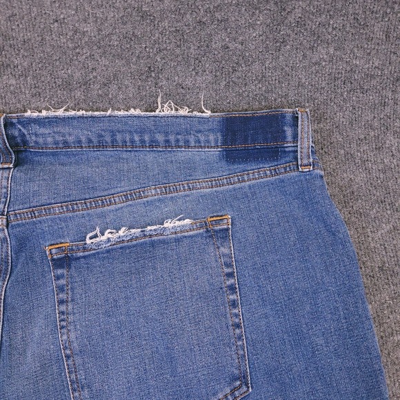 NWT Abercrombie Fitch Ankle Straight Ultra High Rise Jean Sz 24R (48x27) Stretch - Picture 12 of 13